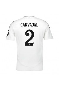 Real Madrid Daniel Carvajal #2 Voetbaltruitje Thuis tenue 2024-25 Korte Mouw